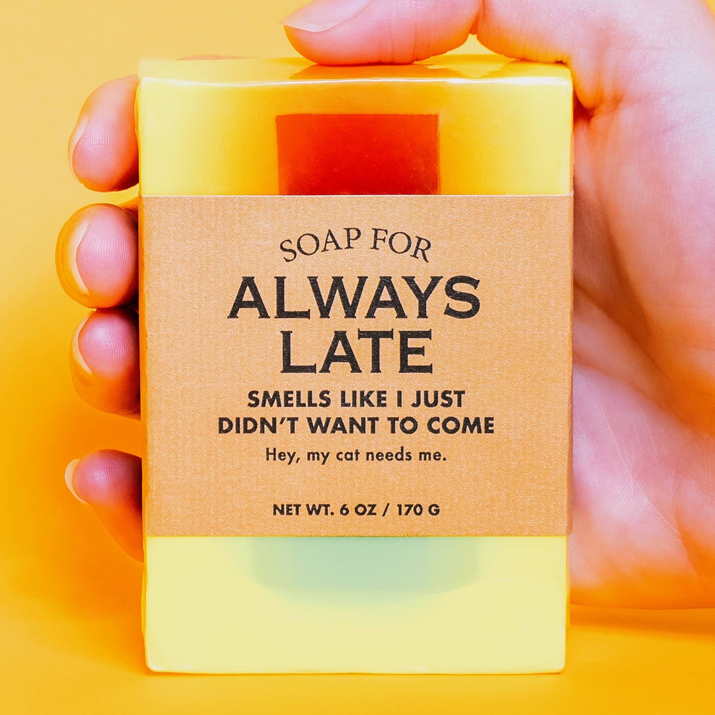 A Soap for Always Late | Funny Soap | Stocking Stuffer