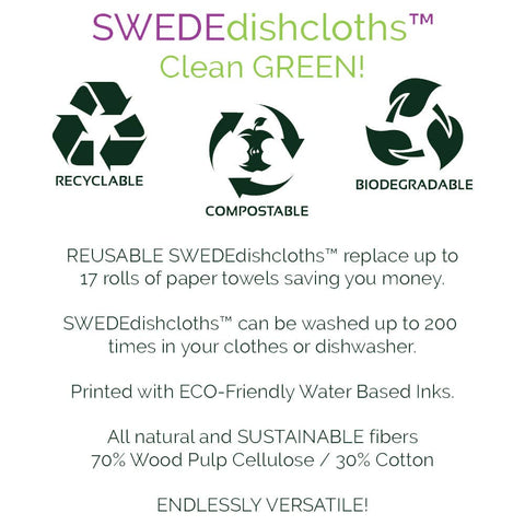 SWEDEdishcloths - FREE SHIP! Swedish Dishcloth Best People