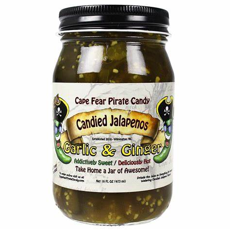 Cape Fear Pirate Candy Jalapeno Garlic and Ginger