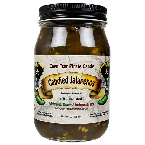 Cape Fear Pirate Candy - Candied Jalapenos