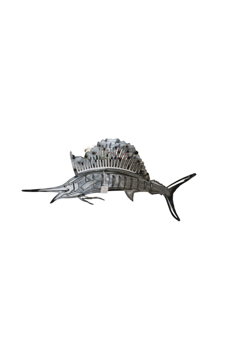 Nautical Metal Art ~ 47" Sailfish