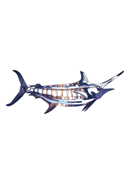 Nautical Metal Art ~ 26" Marlin