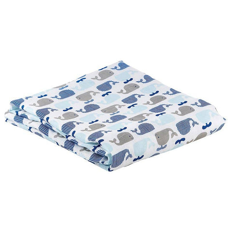 Stephan Baby by Creative Brands - Swaddle Blanket - Whale