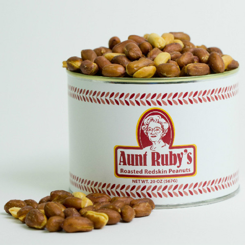 Aunt Ruby's Roasted Redskin Peanuts 12oz